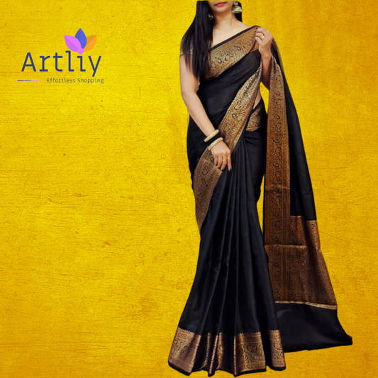 Banarasi dyeable warm saree