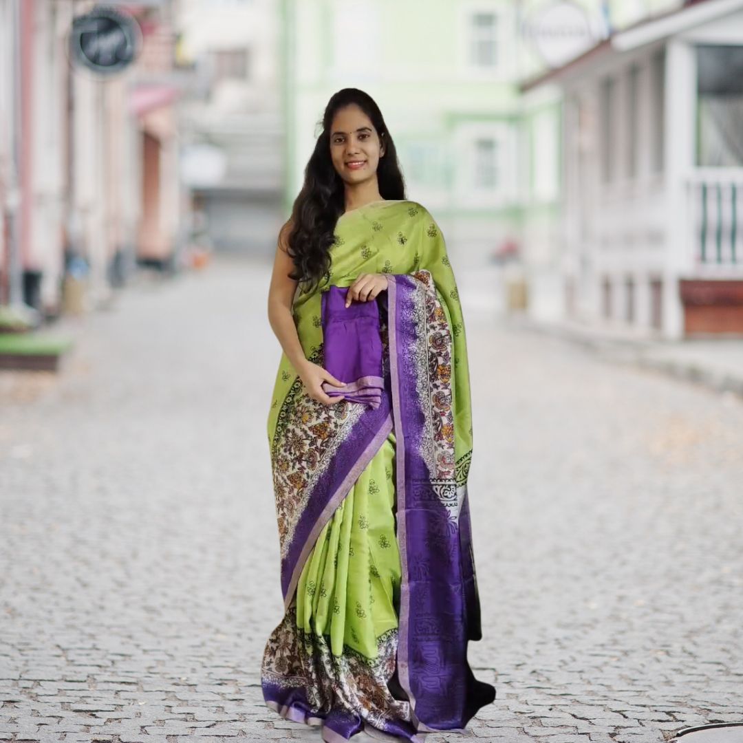 3D Khadi Tusser Jute Silk Sarees