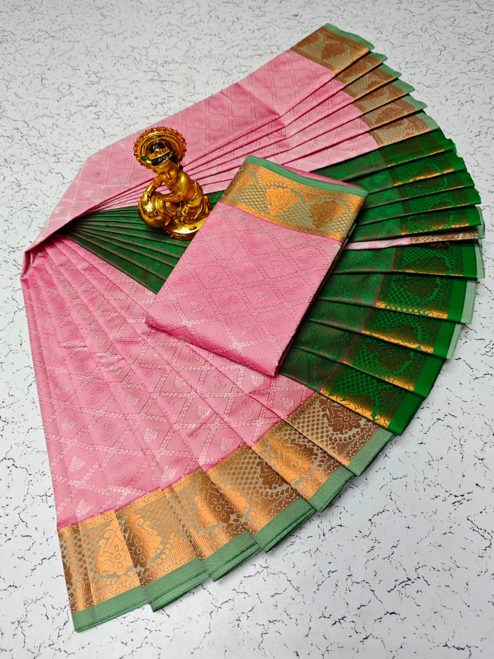 3D Embossed Karizma SILK  Saree